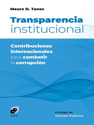 cover image of Transparencia institucional